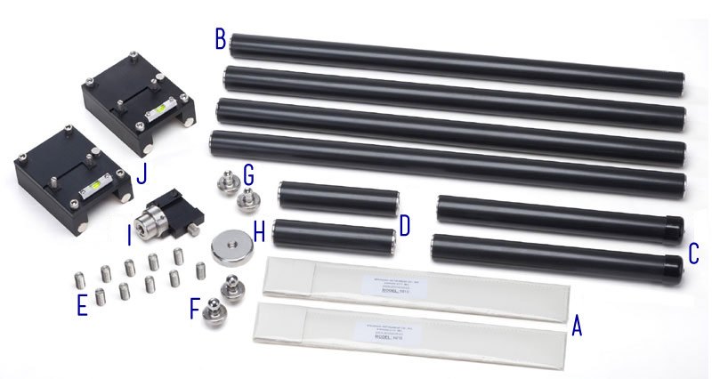 Brunson Rail Alignment Kit Components